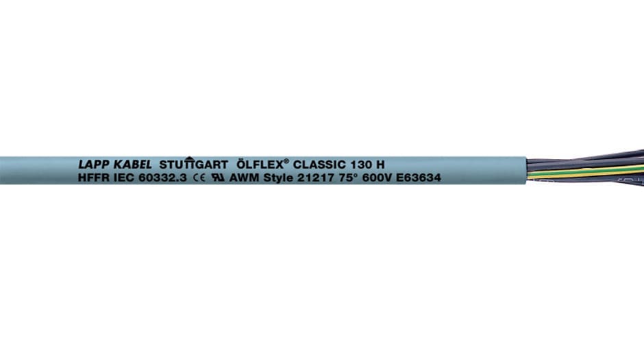 Кабель LAPP OLFLEX CLASSIC 130 H: универсальное решение для современных систем управления и автоматизации