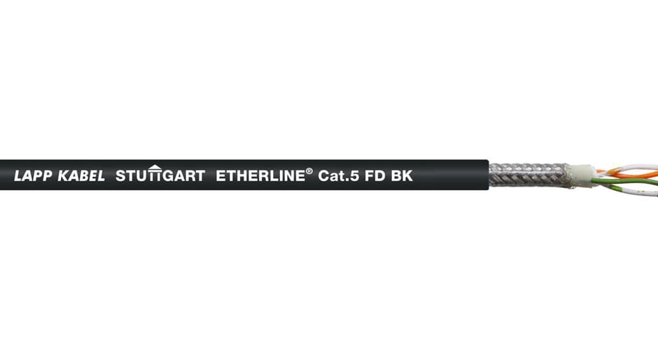 Кабель передачи данных LAPP ETHERLINE Cat.5 FD BK: высококачественный элемент для Ethernet технологий