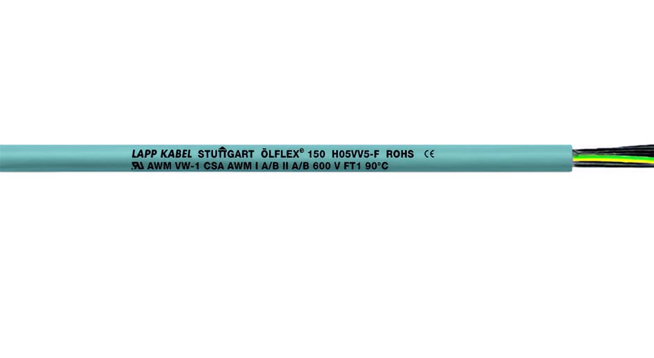 Кабель LAPP OLFLEX 150: сучасне рішення для промислових систем керування