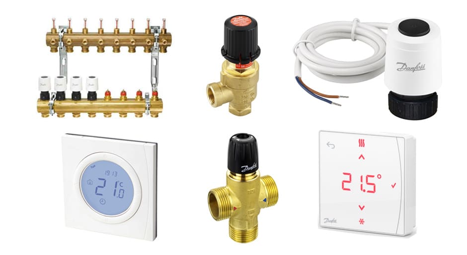 Теплый пол водяной Danfoss